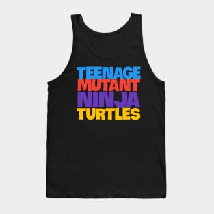 TMNT Teenage Mutant Ninja Turtles Leonardo Raphael Donatello Michelangelo Tank Top